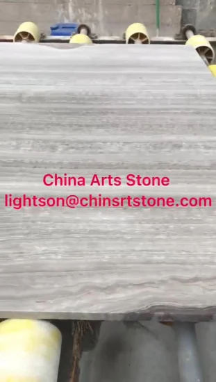 壁、床、カウンタートップなどに使用される高品質の木製の白い大理石のスラブ。